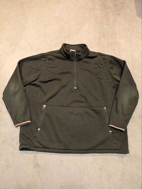 VTg Filson Olive Green Quarter-Zip Pullover Sweater Men's XXXL